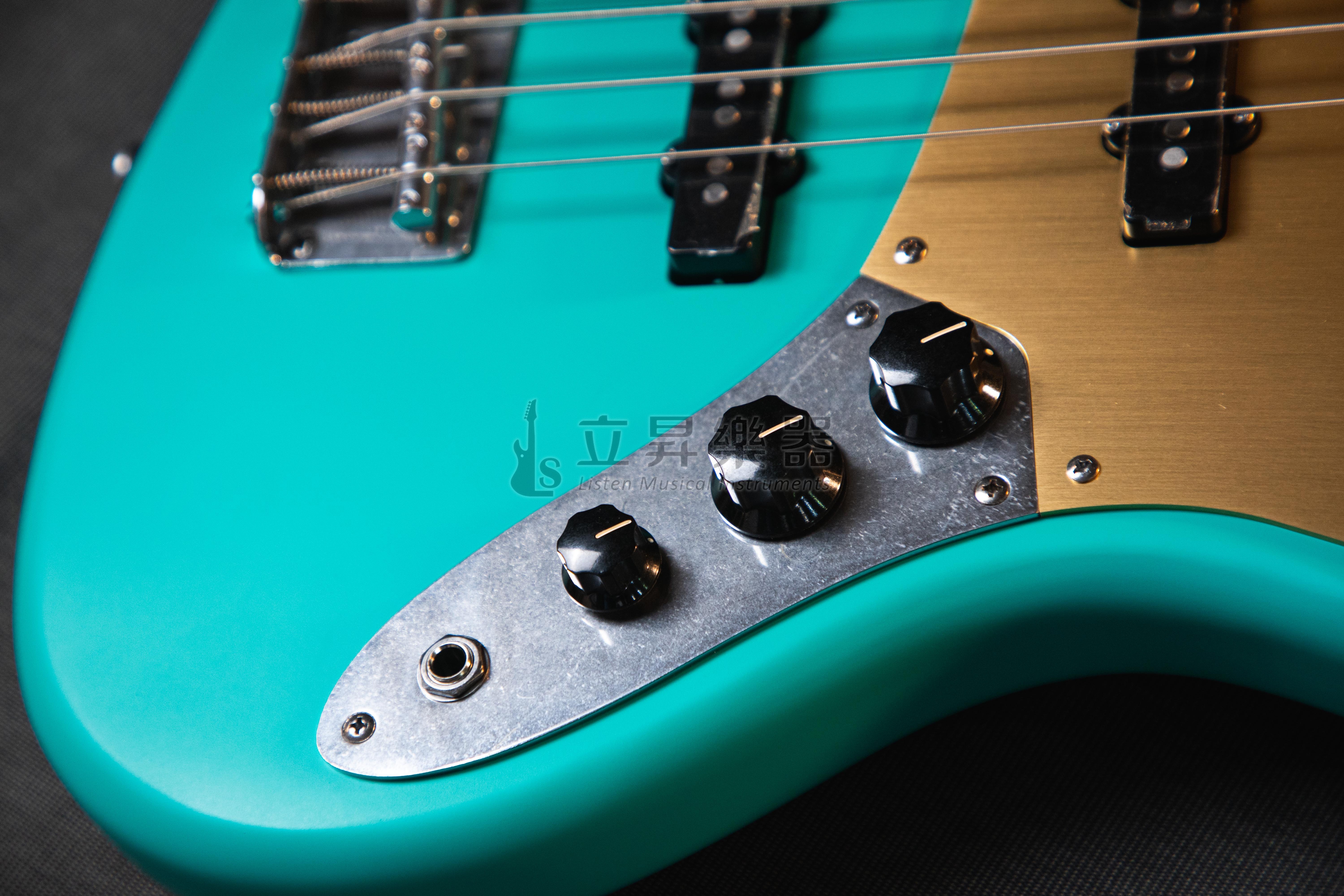 Squier Squier 40週年限量 貝斯 40th Jazz Bass MN SSFM Vintage 霧面泡沫綠色 第 4 張圖片｜三峽吉他 / Bass