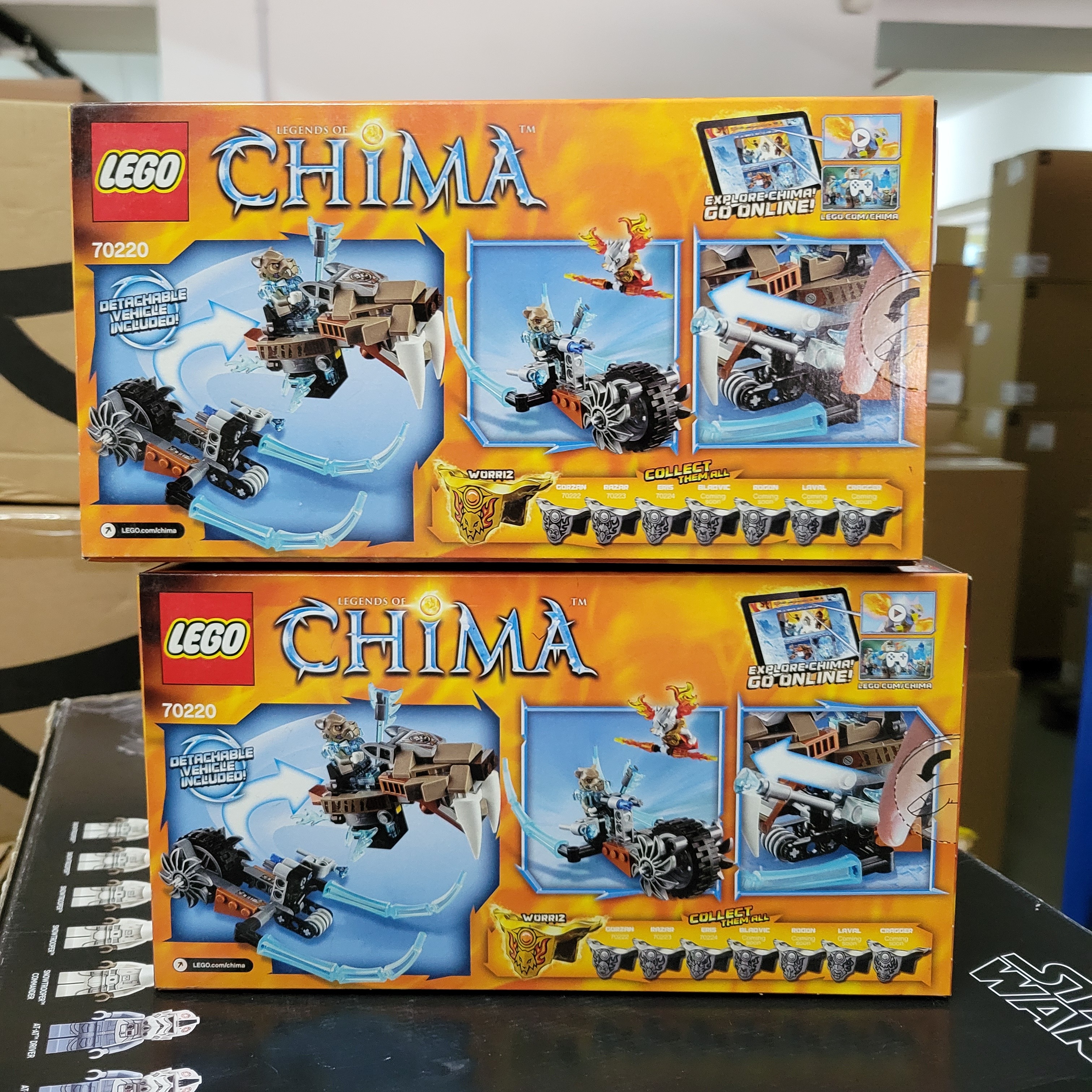 絕版罕有  LEGO 70220 Strainor's Saber Cycle (Legends of Chima™ 神獸傳奇)
