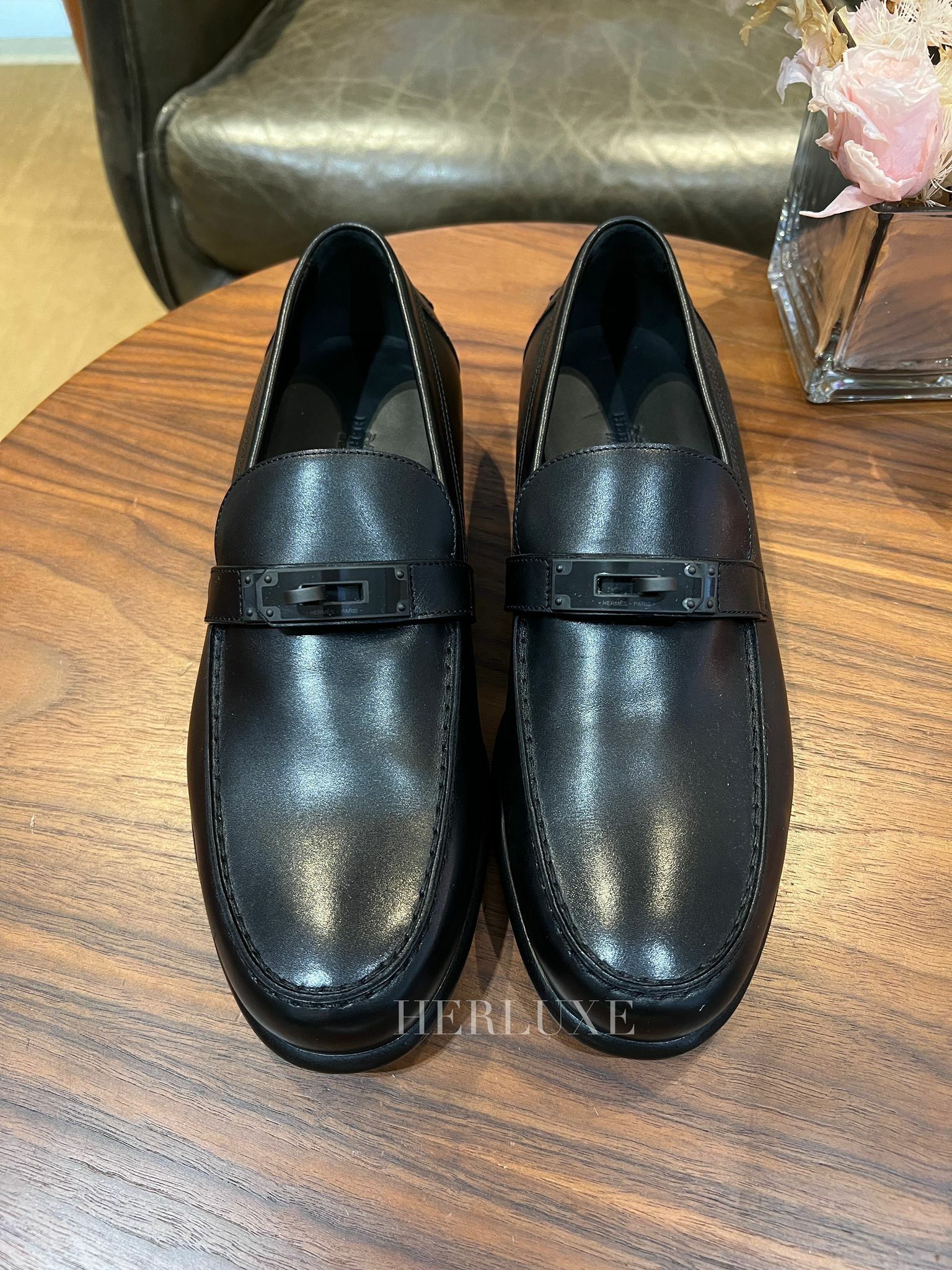 Mocassin homme destin veau 89 noir （可預訂鞋碼）
