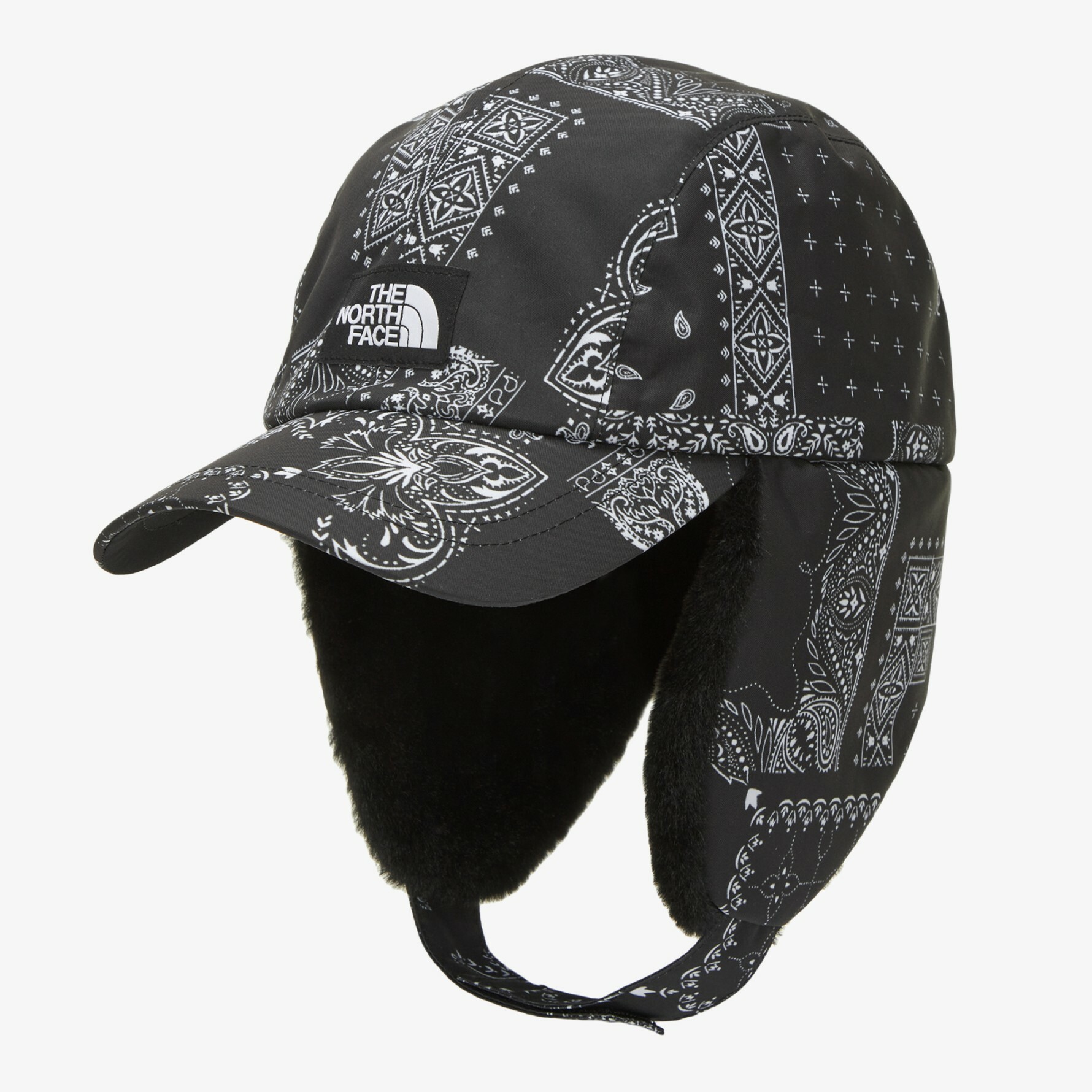 THE NORTH FACE DRYVENT EARMUFF 遮耳帽 變形蟲 腰果花 帽子 黑 NE3CN54C