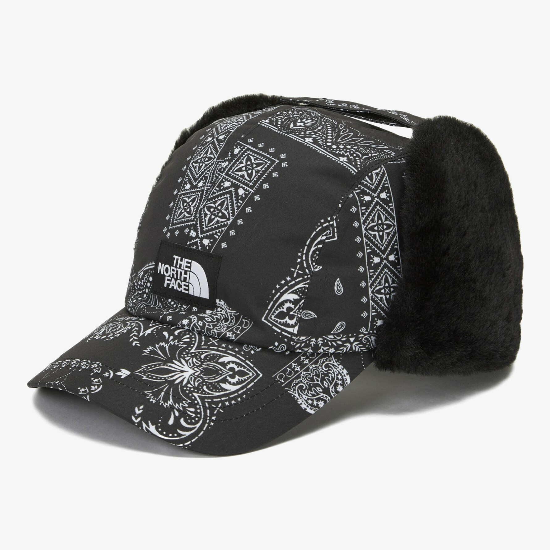 THE NORTH FACE DRYVENT EARMUFF 遮耳帽 變形蟲 腰果花 帽子 黑 NE3CN54C