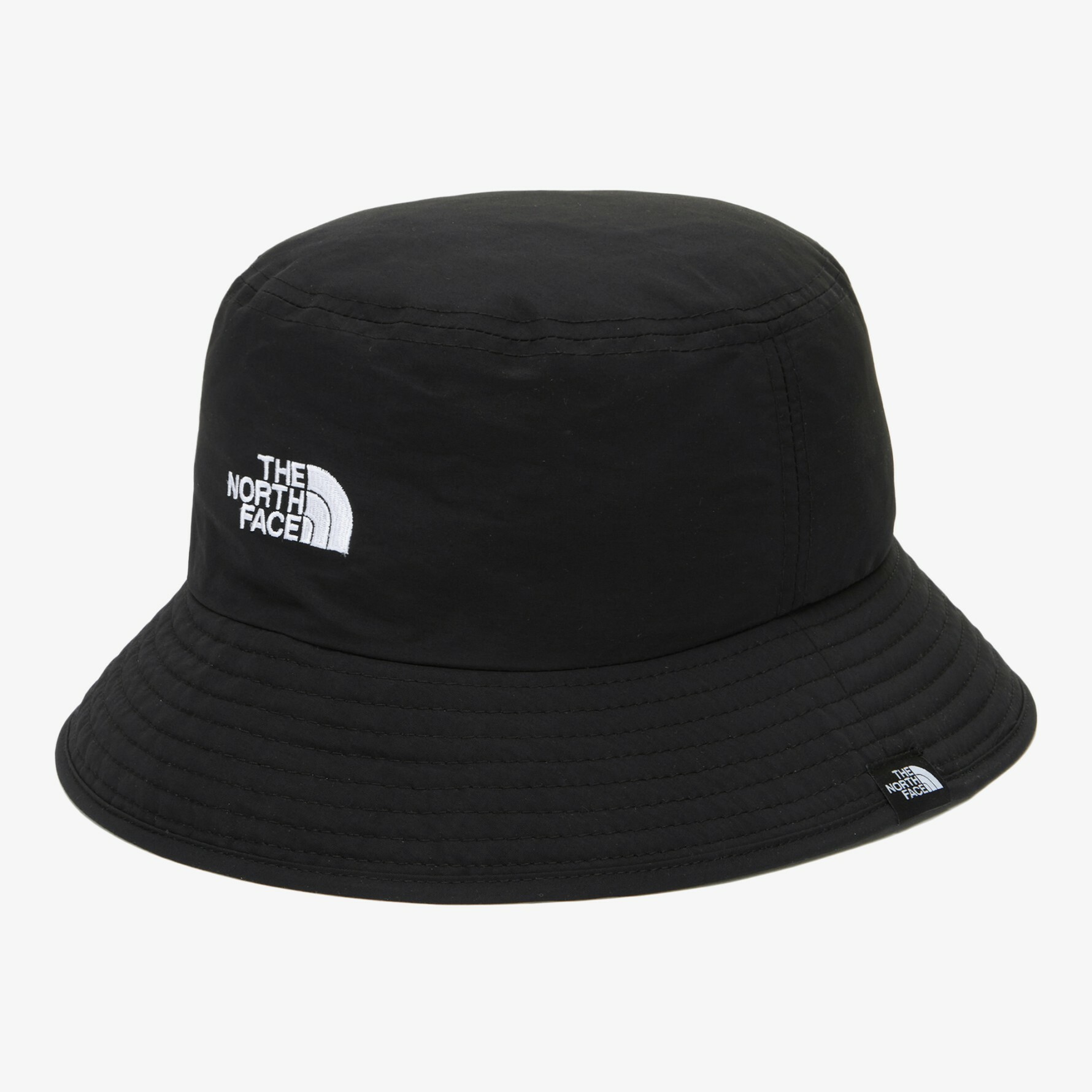 THE NORTH FACE 白標 ECO BUCKET HAT 刺繡LOGO 漁夫帽 黑 NE3HN50J