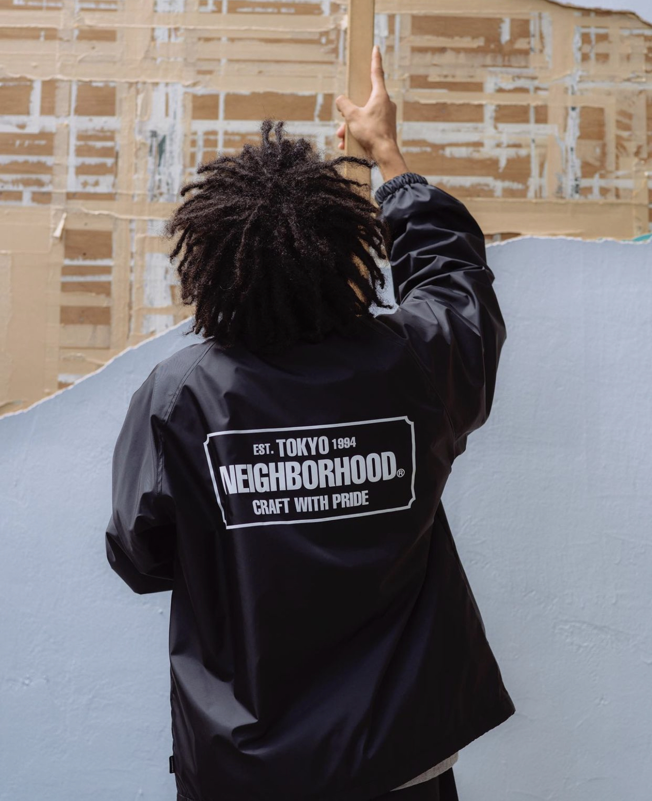 NEIGHBORHOOD ANORAK JK . NY Black demos-link.com