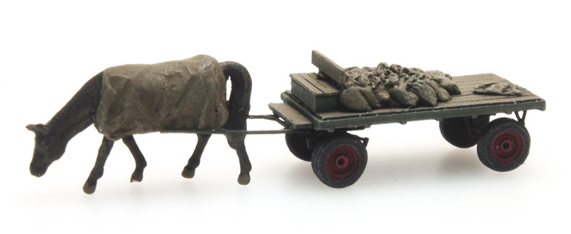 Artitec 316.051 N規 Coal cart with horse 拉煤的馬車