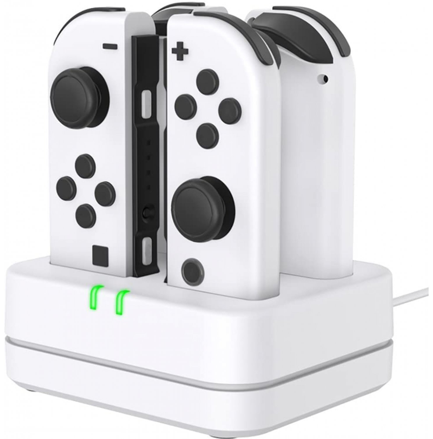 NS CYBER Joy-Con充電座 白