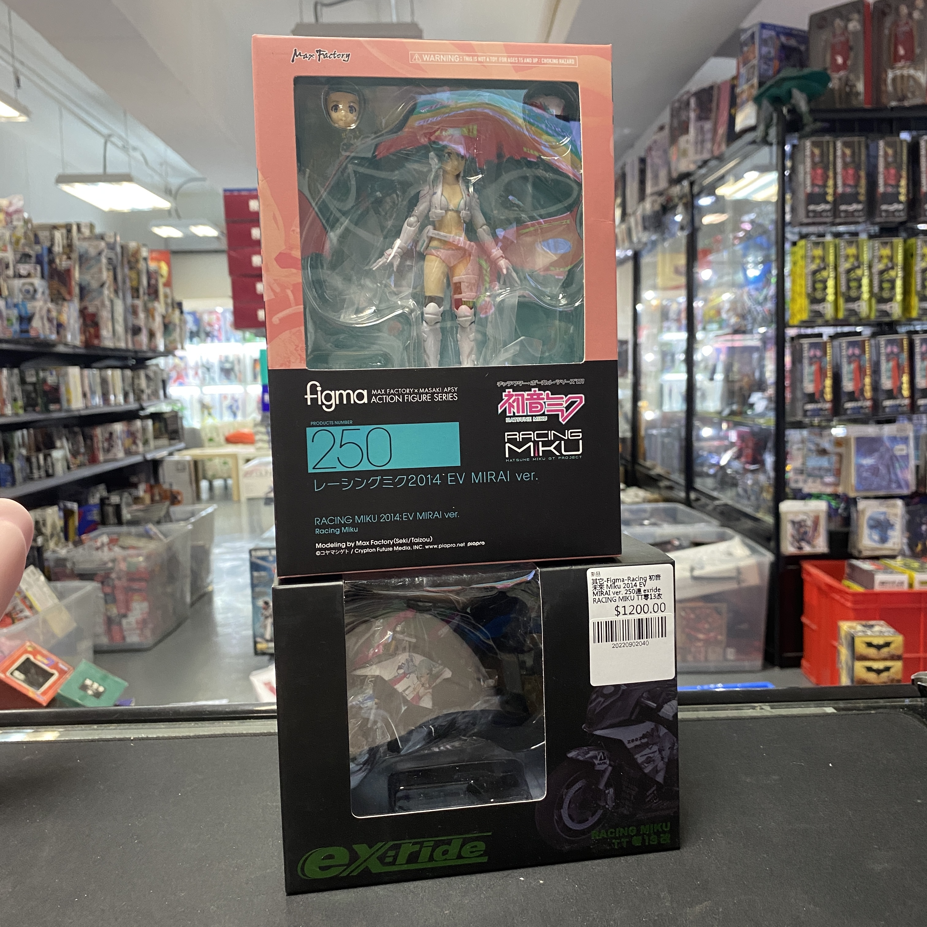 其它-Figma-Racing 初音未來 Miku 2014: EV MIRAI ver. 250連 ex:ride RACING MIKU TT零13改