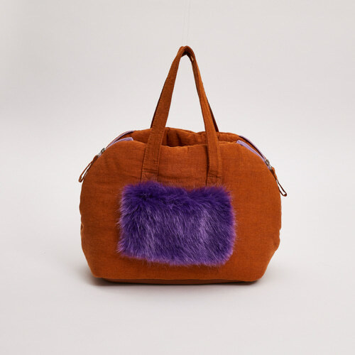 Louisdog 艾蜜莉軟軟包（焦糖磚紅）