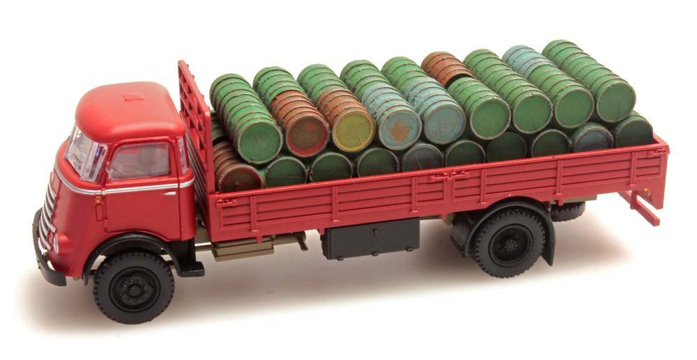 Artitec 487.801.41 HO規 Cargo barrels for DAF flatbed truck 木桶 卡車貨物