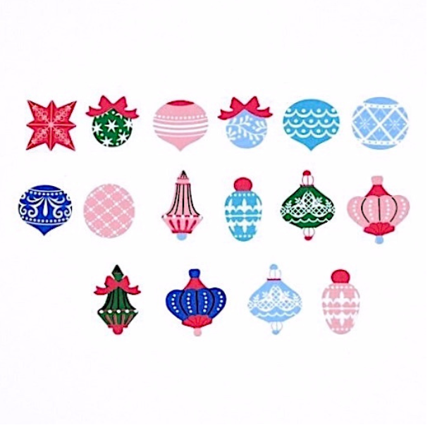 Bande Sticker Tape－Christmas Ornament (Japanese Stationery Brand)