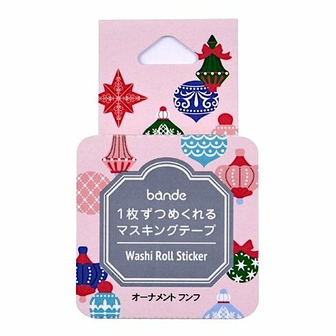 Bande Sticker Tape－Christmas Ornament (Japanese Stationery Brand)