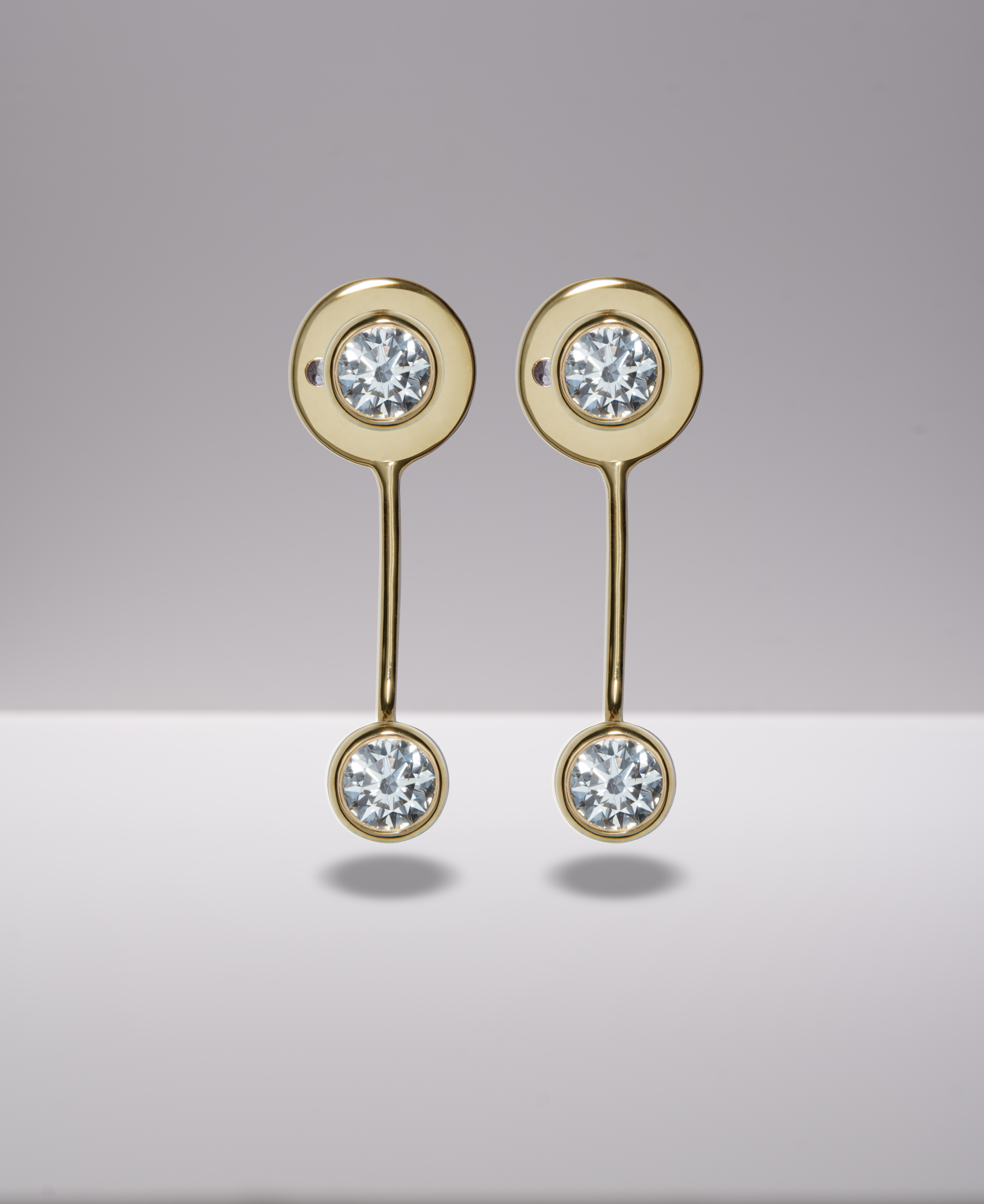 Round Diamond Stud