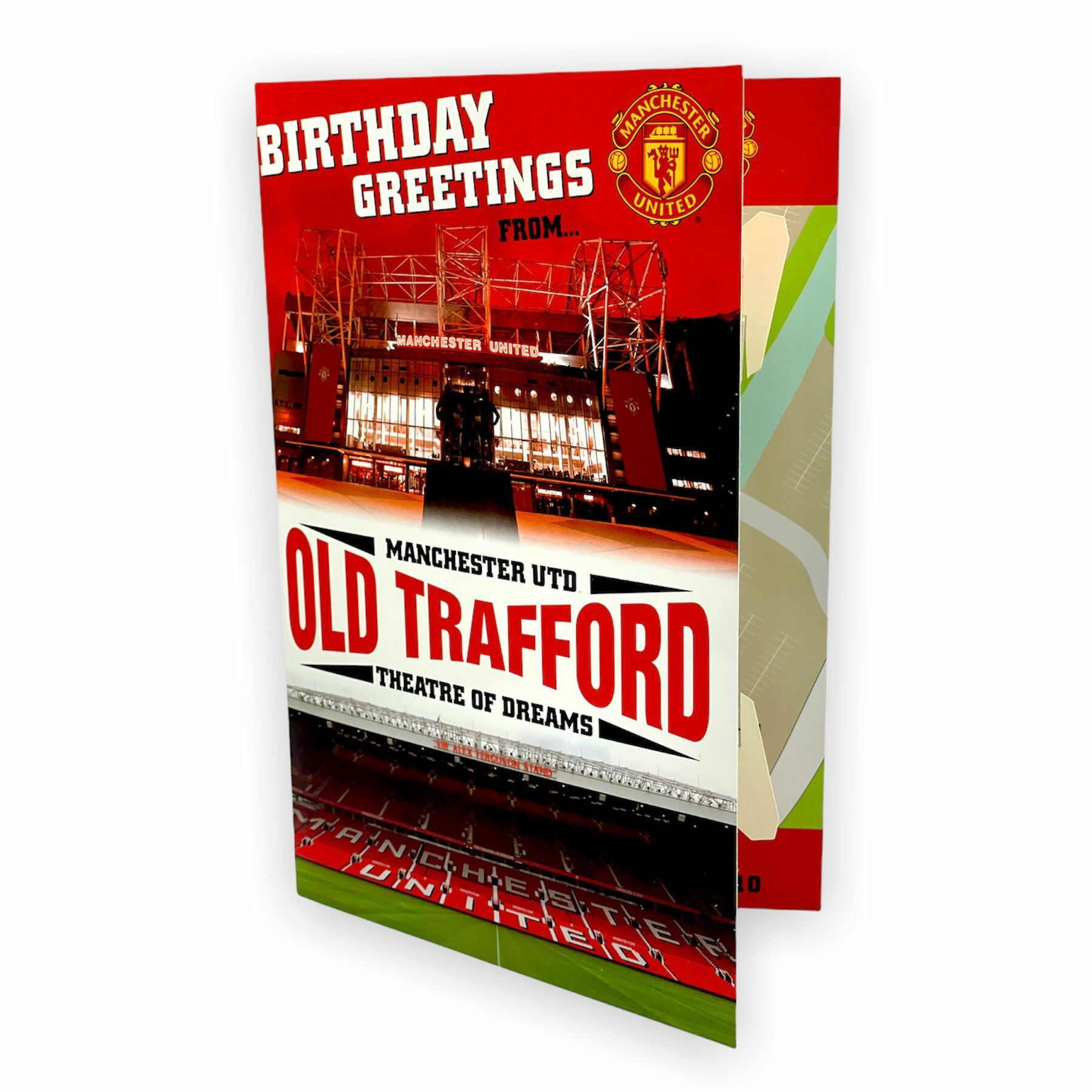 曼聯立體奧脫福球場生日卡