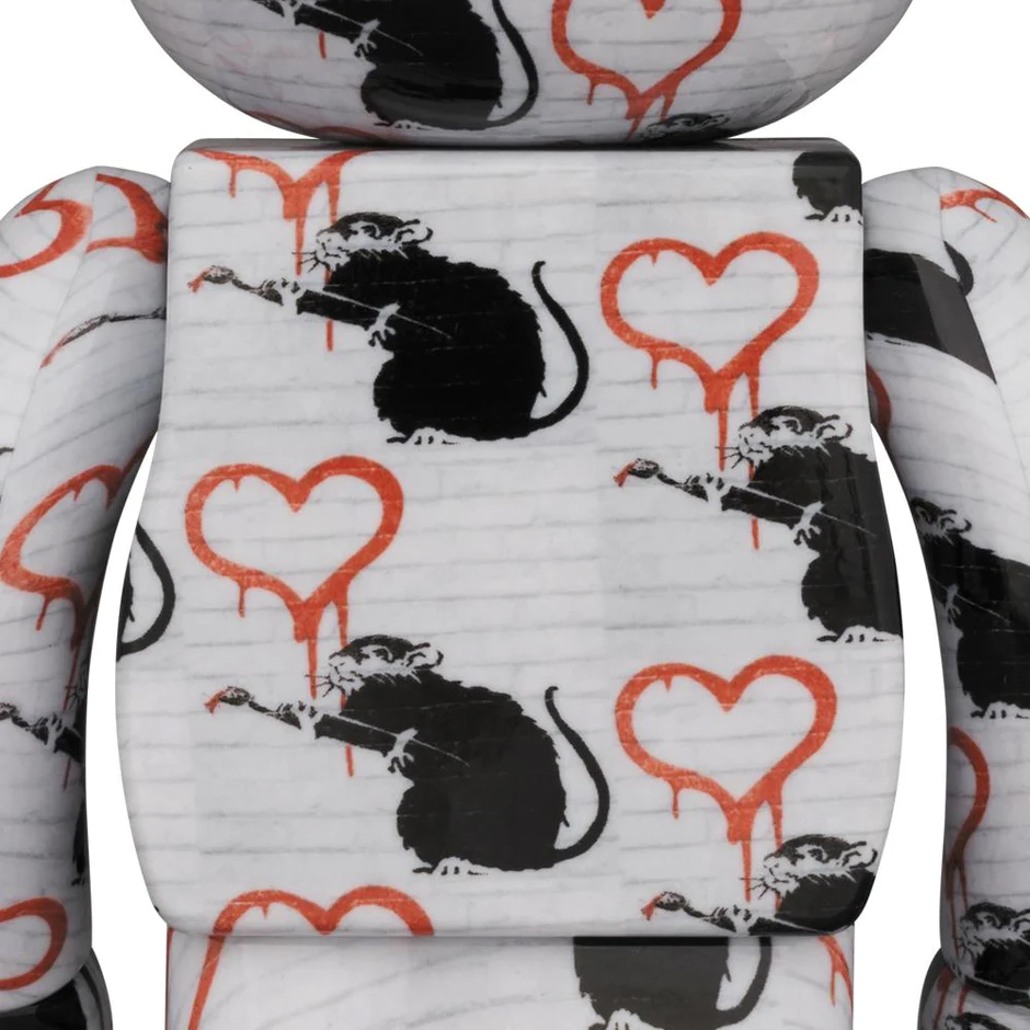 -(E9b)-BE@RBRICK BRANDALISM SYNC. LOVE RAT 400%+100%