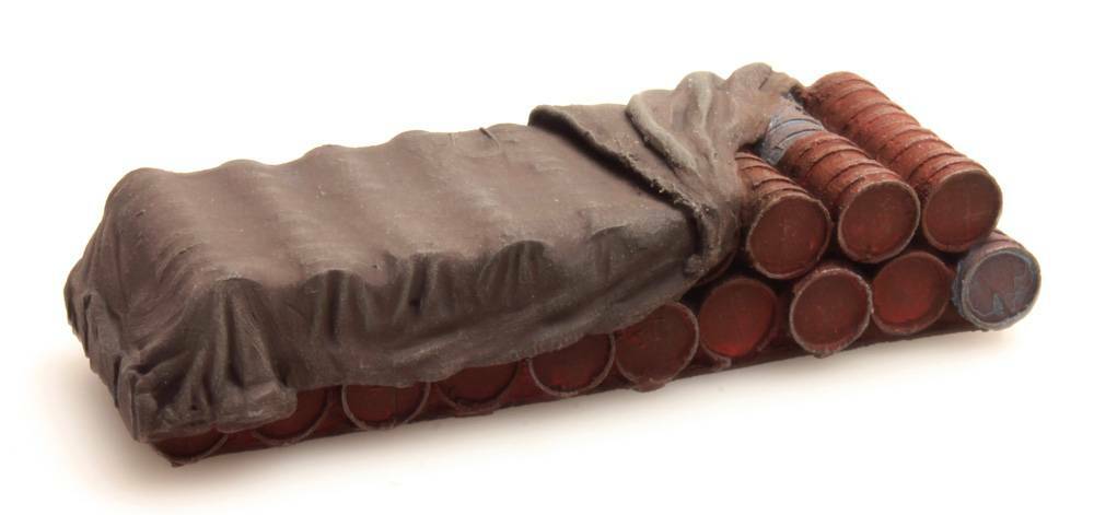 Artitec 487.801.42 HO規 Cargo barrels with cover for DAF flatbed truck 木桶貨物