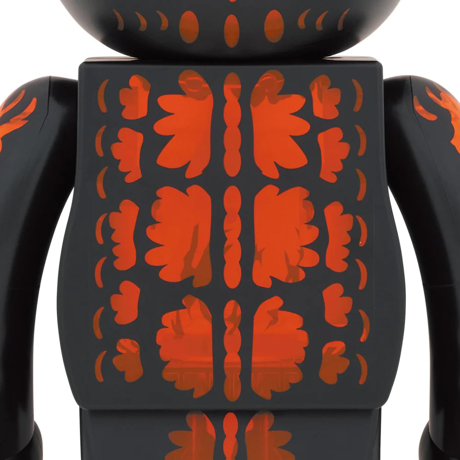 -(G6)-BE@RBRICK GODZILLA MELT DOWN : CLEAR ORANGE VER. (GODZILLA VS. DESTOROYAH) 哥吉拉 1000%