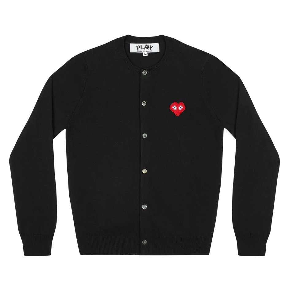 COMME des GARÇONS PLAY x INVADER Ladies' Cardigan N83