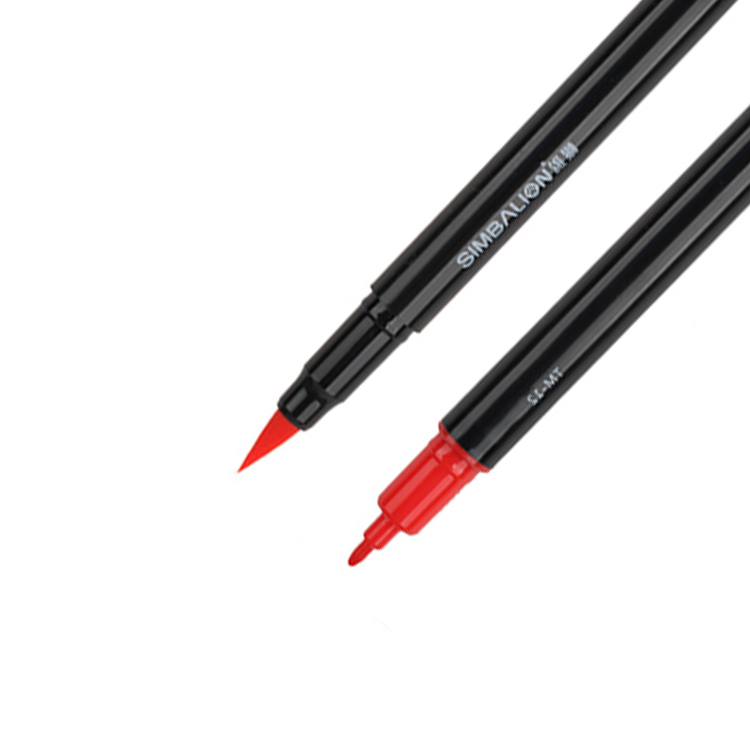 【雄獅】TM-12 布的雙頭彩繪筆 (12色組)