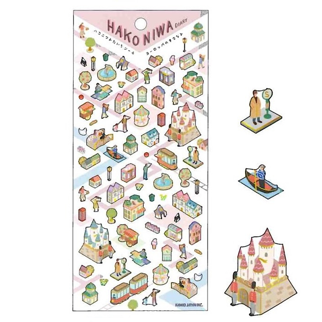 Kamio Sticker－Hakoniwa Diary Series (Japanese Stationery Brand)