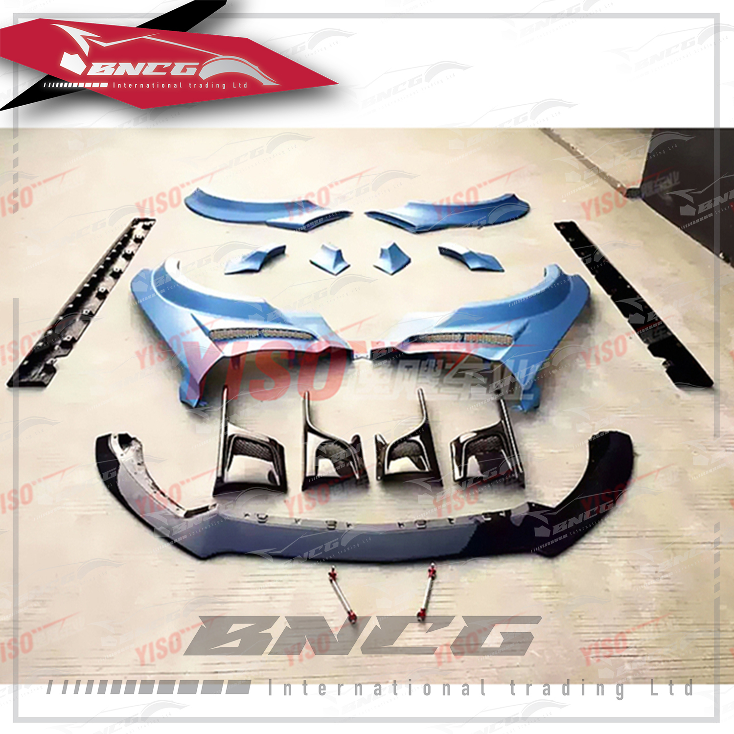 福特 野馬 Ford Mustang 15-17年式 改裝 卡夢 碳纖維 外觀件 空力套件 KylinTotem款 寬體 大包圍