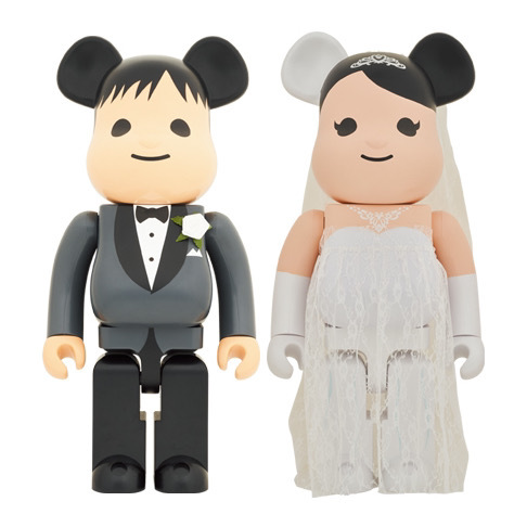 Bearbrick 1000% wedding 結婚 set of 2