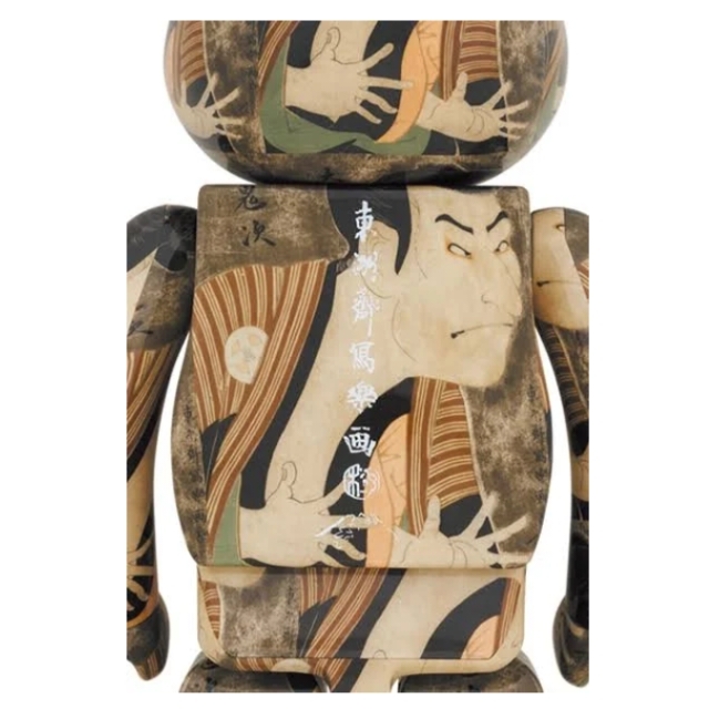 bearbrick 東洲齋寫樂 「三代目大谷鬼次の奴江戶兵衞」 1000%