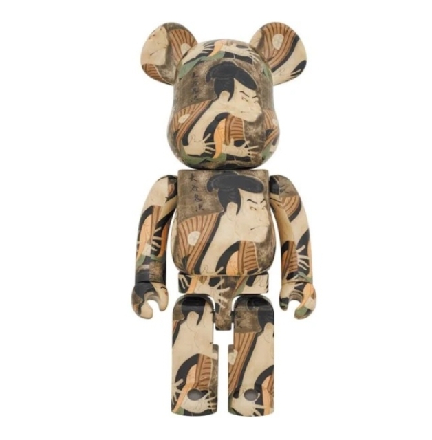 bearbrick 東洲齋寫樂 「三代目大谷鬼次の奴江戶兵衞」 1000%
