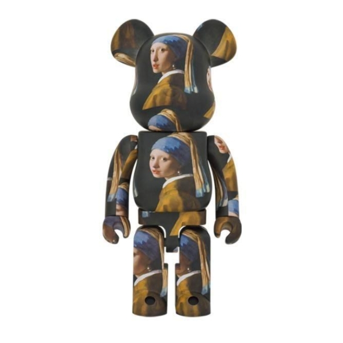 Bearbrick BE@RBRICK Johannes Vermeer 戴珍珠耳環的少女「The Girl With The Pearl Earring」 1000%