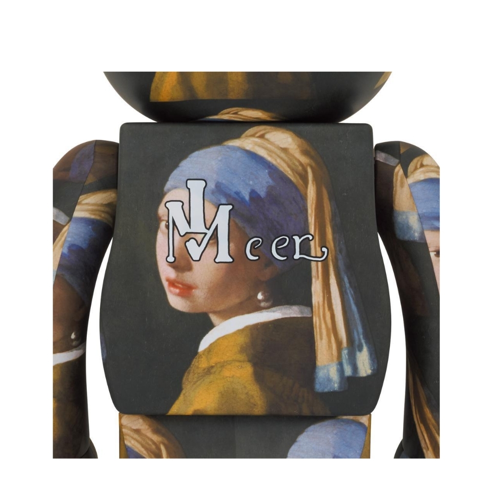 Bearbrick BE@RBRICK Johannes Vermeer 戴珍珠耳環的少女「The Girl With The Pearl Earring」 1000%