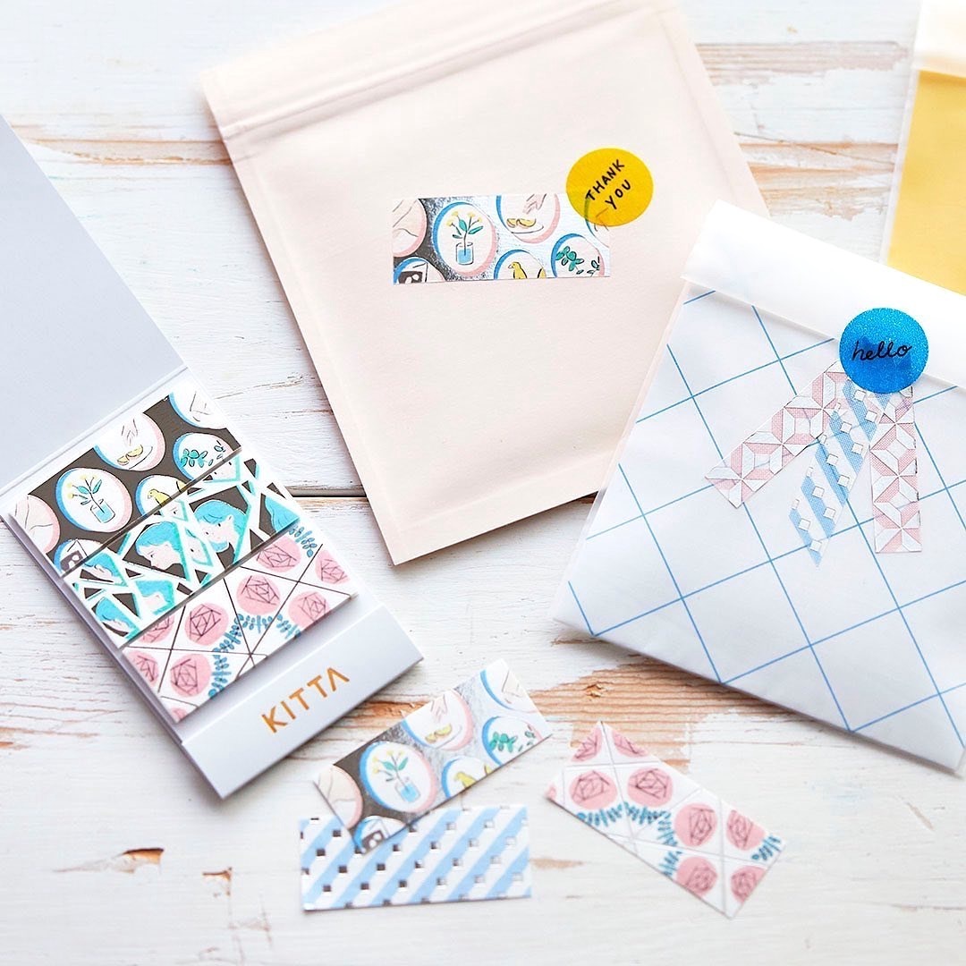 King Jim Masking Tape－KITTA Wide Series (Japanese Stationery Brand)