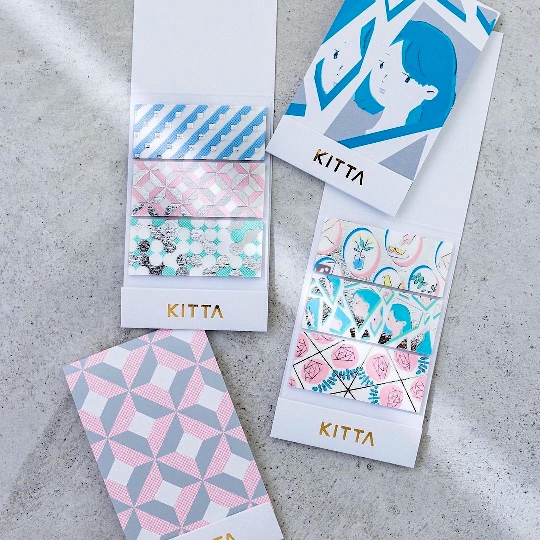 King Jim Masking Tape－KITTA Wide Series (Japanese Stationery Brand)