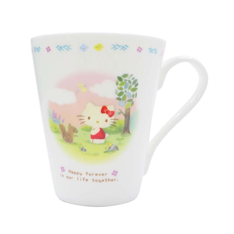 HELLO KITTY 骨瓷杯 8.5(D)X10(H)CM