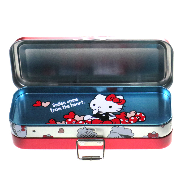 HELLO KITTY 三層鐵筆盒