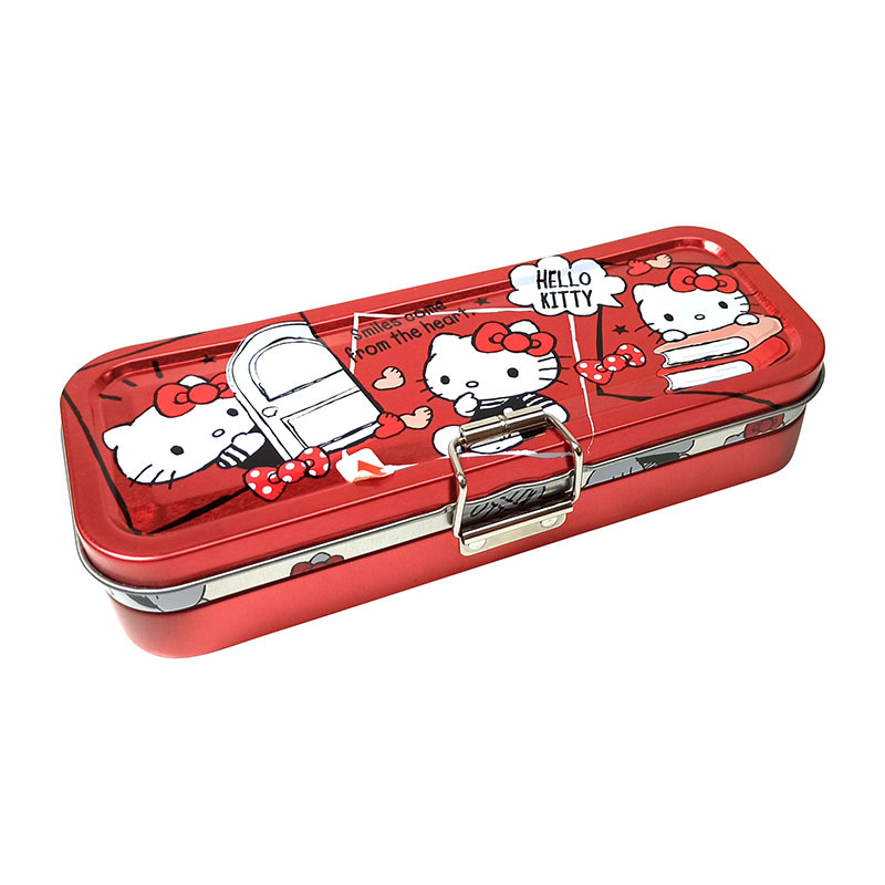 HELLO KITTY 三層鐵筆盒