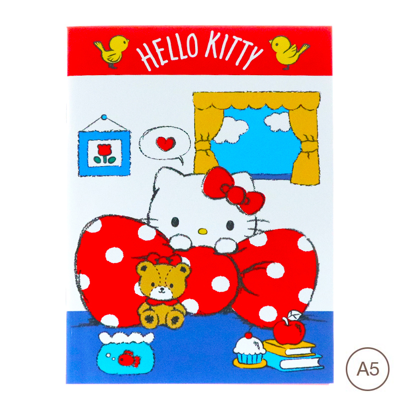 HELLO KITTY A5 60頁筆記簿-14.8X21CM