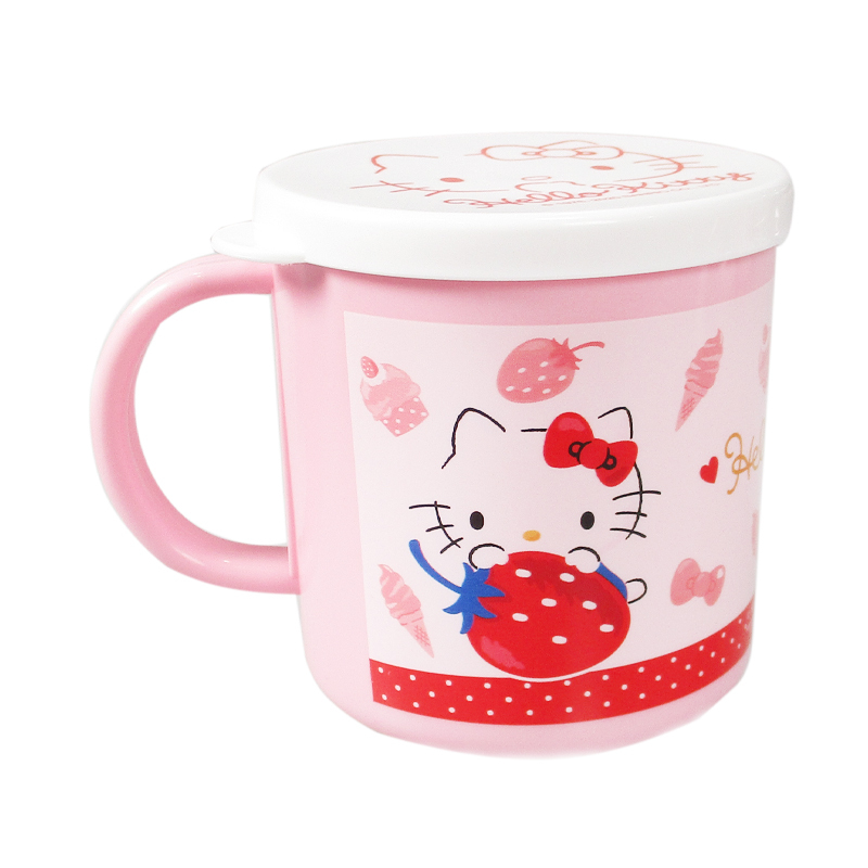 HELLO KITTY 膠杯連蓋