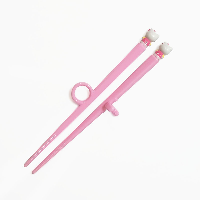 HELLO KITTY 學習筷子