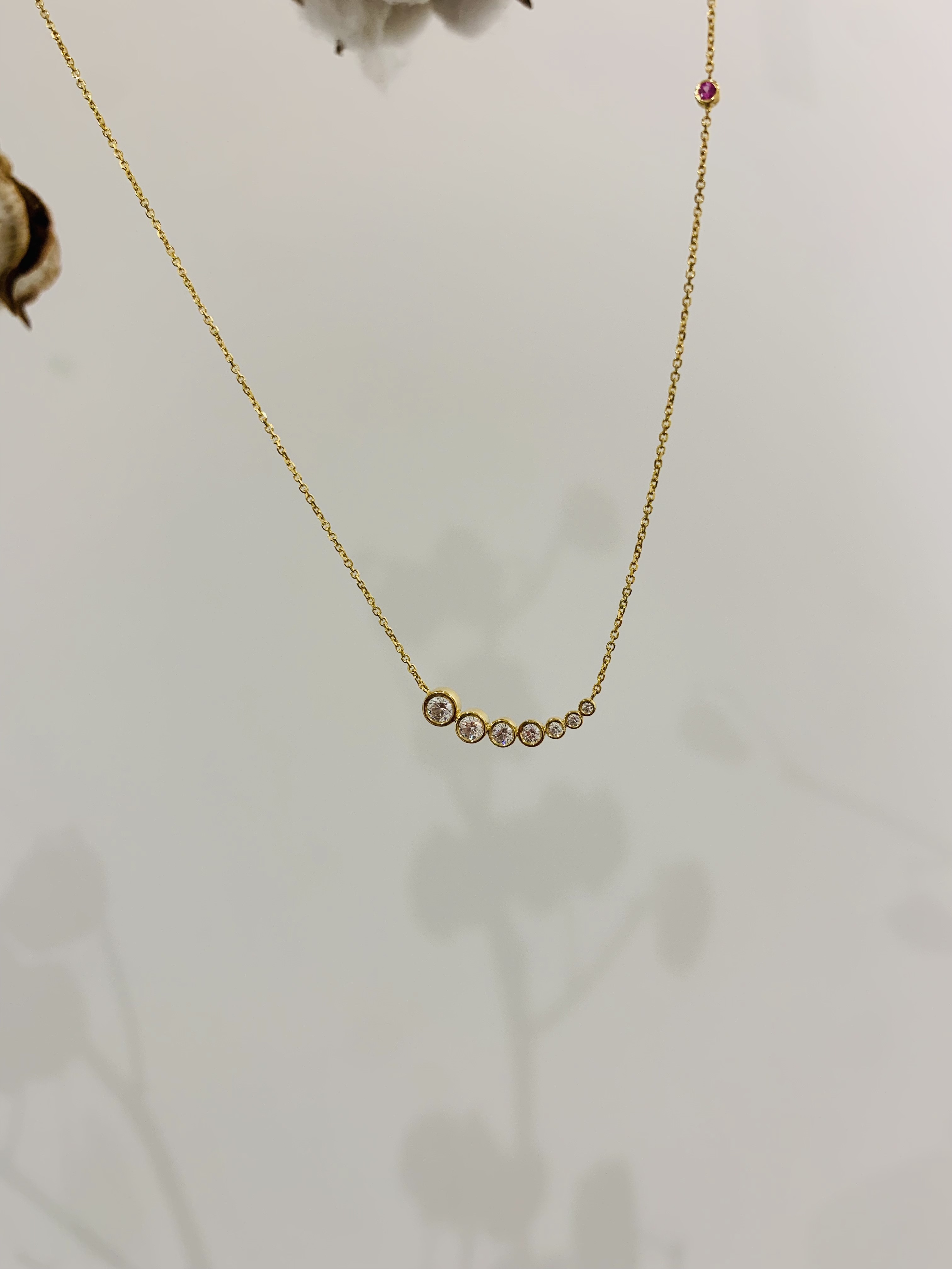 Have A Nice Day Diamond Necklace