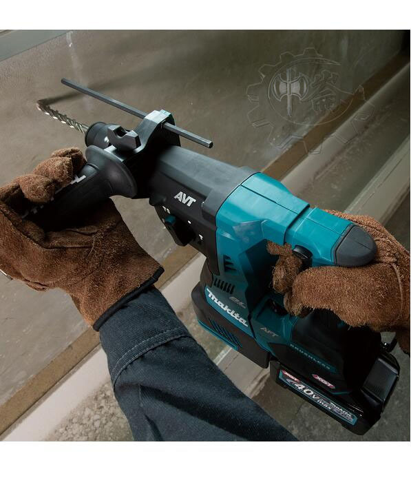 ＊中崙五金【附發票】牧田 40V充電式無刷四溝鎚鑽 4.0雙電池 HR002GM201 非HR002GZ