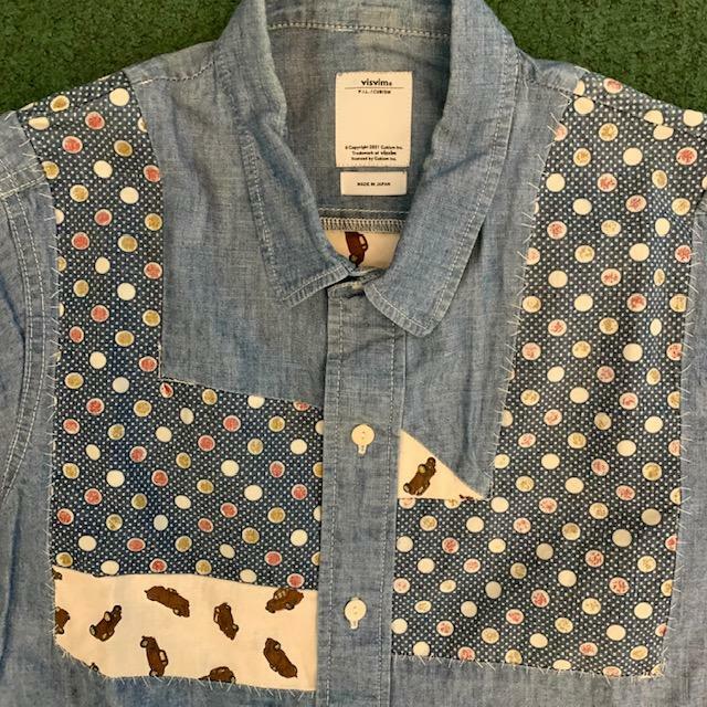 VISVIM GRANGER CHAMBRAY SHIRT LS P.W (( USED A )) 中古美品 - LT.INDIGO SIZE 1 IN STOCK NOW (現貨發售中)