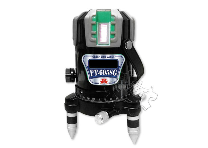 ＊中崙五金【缺貨中】GPI 重捶式雷射墨線儀(綠光) FT-695SG 線帶點 4V1H5P