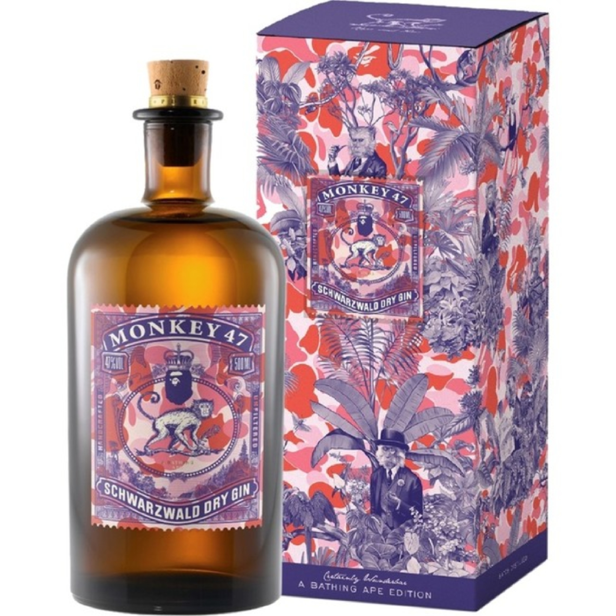 Monkey 47 Gin x Bathing Ape