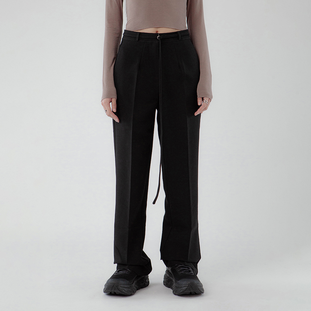 高腰挺版西裝長褲