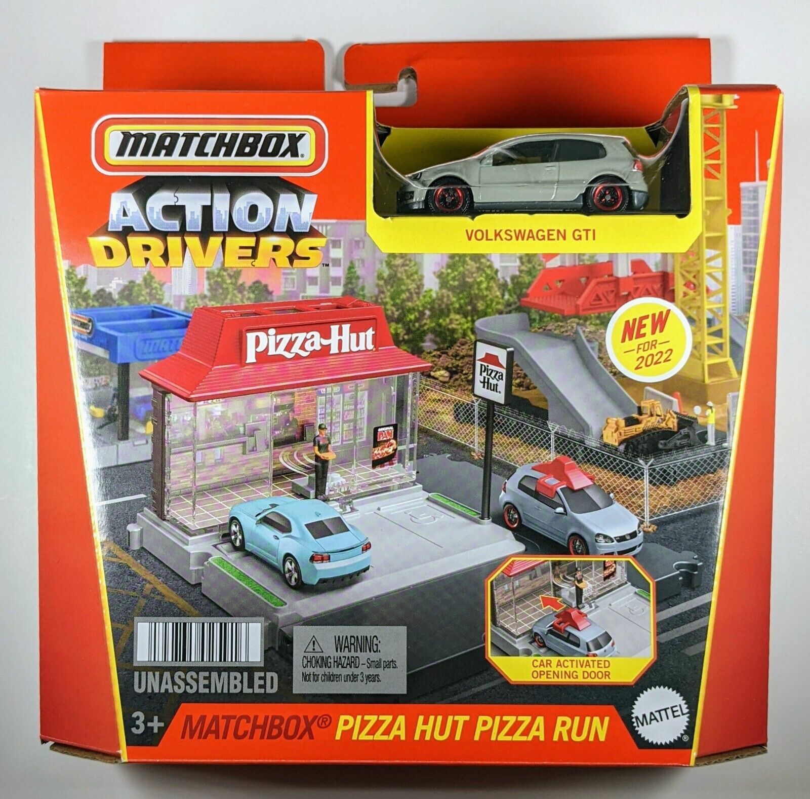 Matchbox Action Drivers Pizza Hut Pizza Run Volkswagen