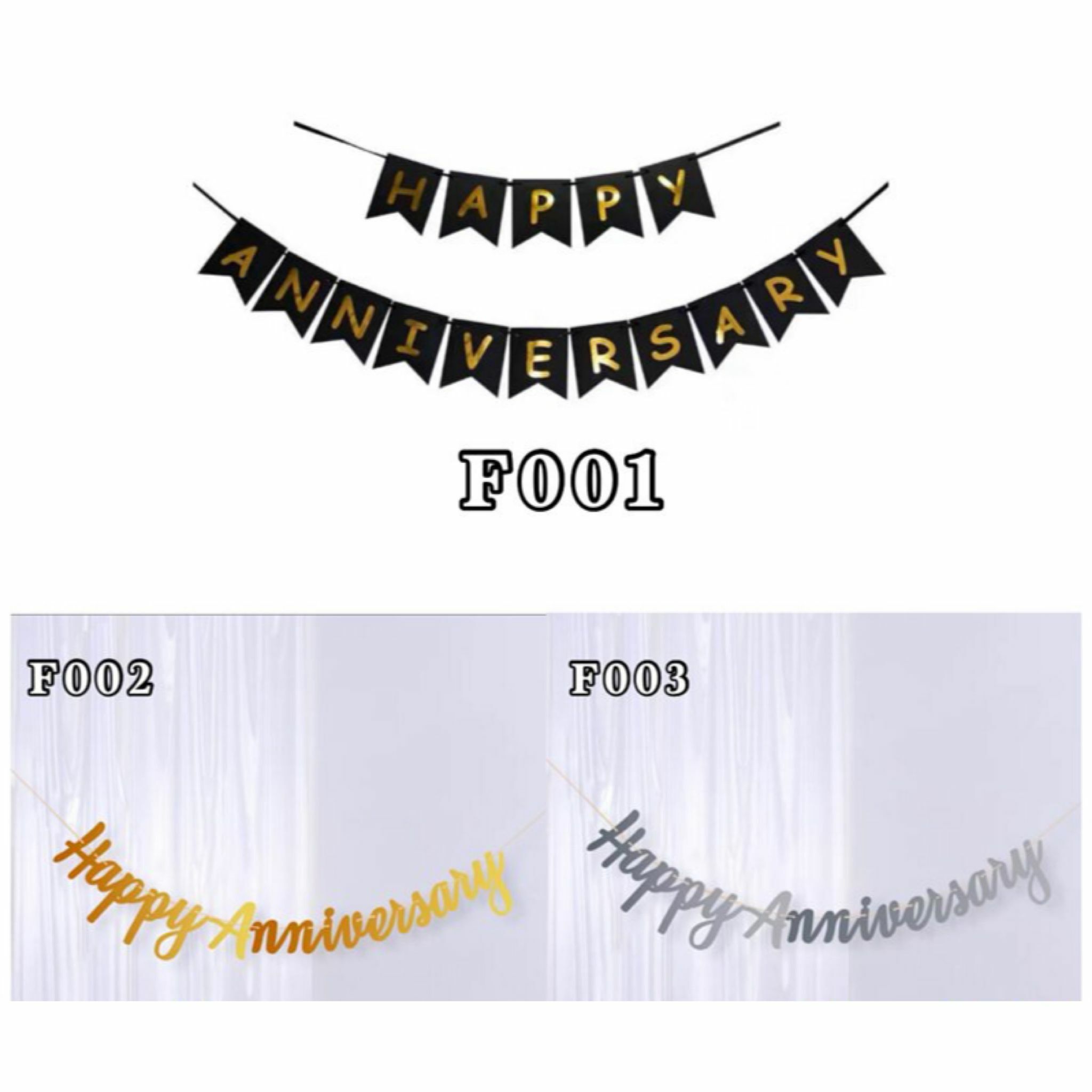 佈置彩旗 HAPPY ANNIVERSARY👉現貨