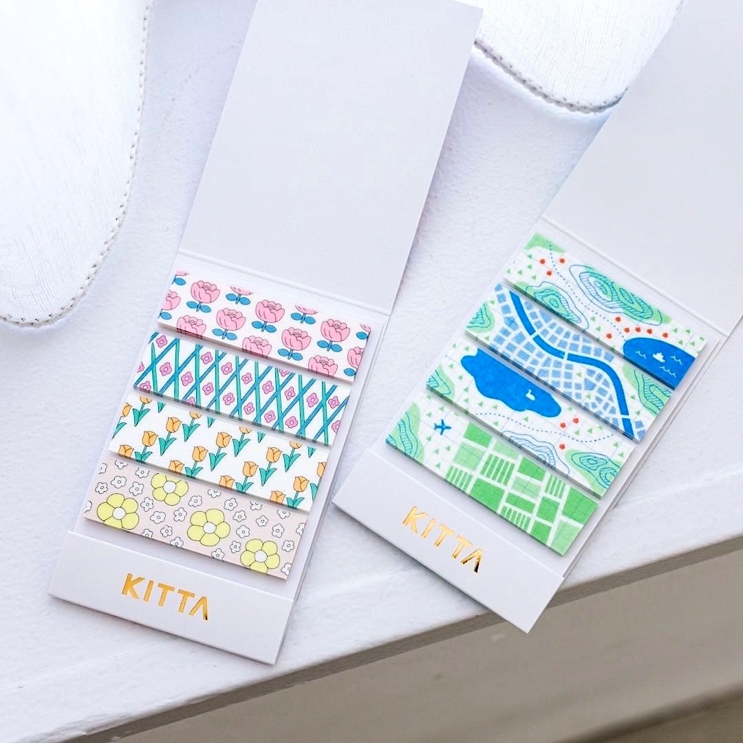 King Jim Masking Tape－KITTA Basic UV Print Series (Japanese Stationery Brand)
