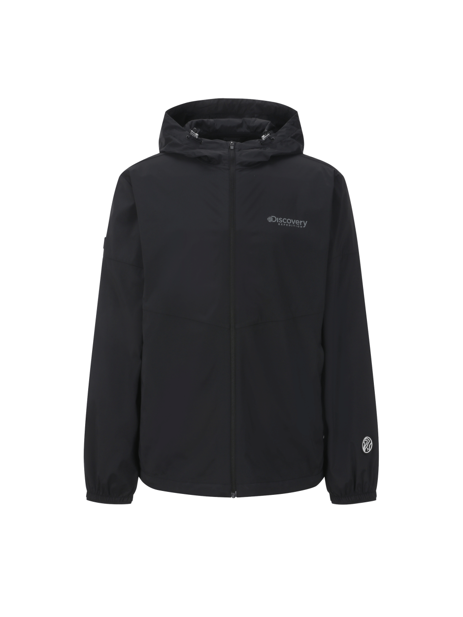 Discovery 輕便風 激光 風衣 夾克 外套 黑色 男