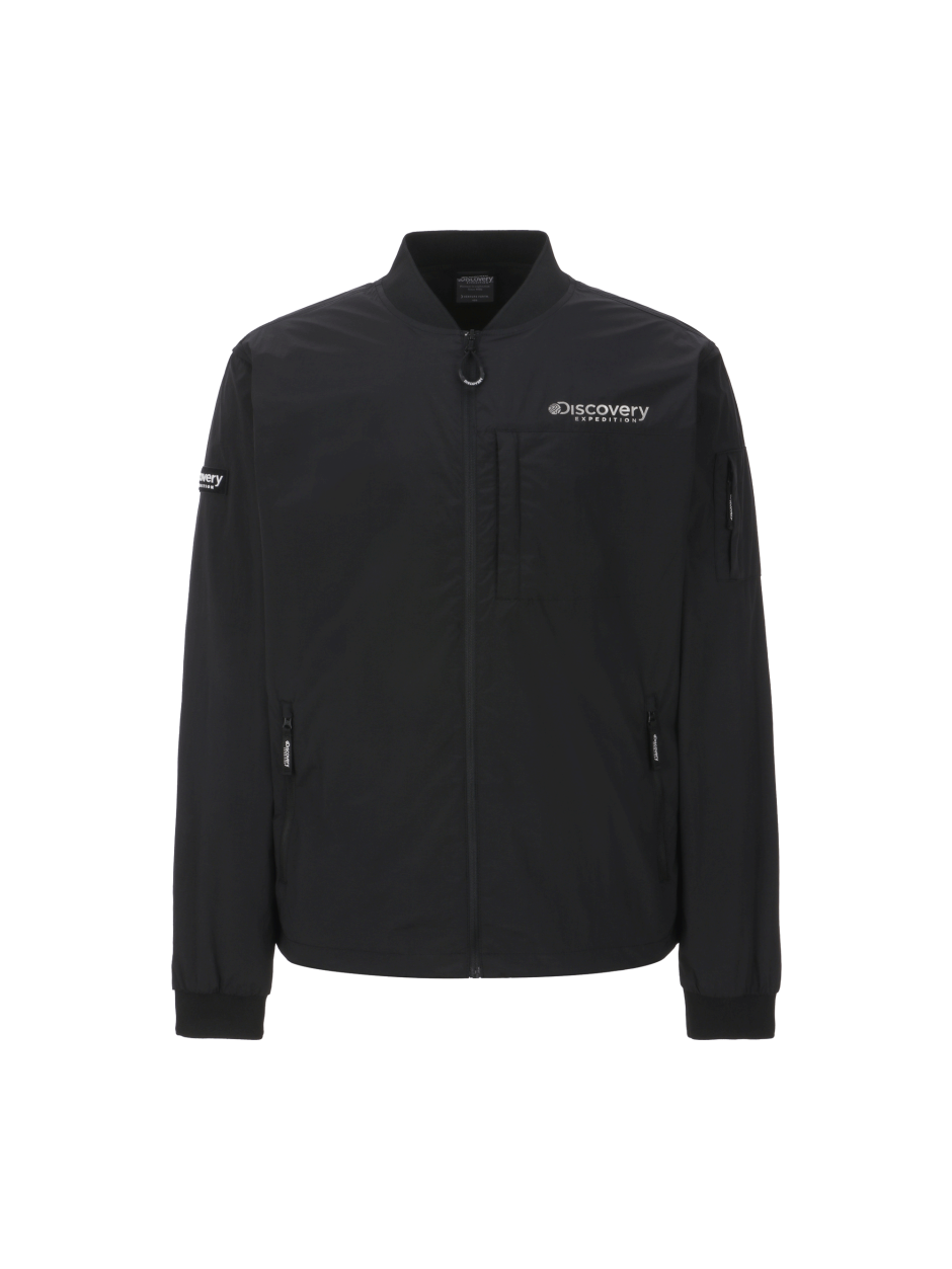 Discovery 輕便 塑腰 收邊 夾克 外套 黑色 男