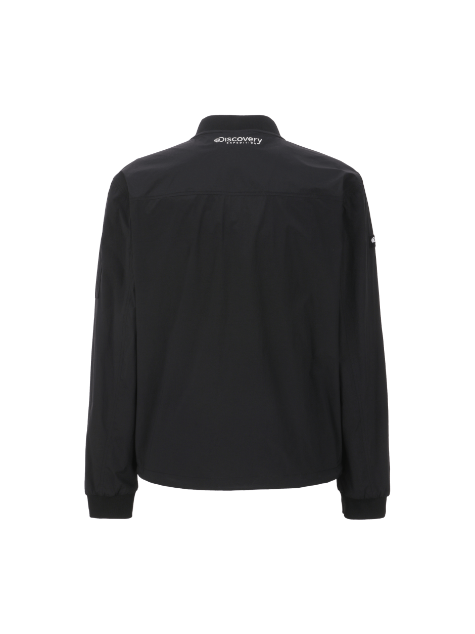 Discovery 輕便 塑腰 收邊 夾克 外套 黑色 男