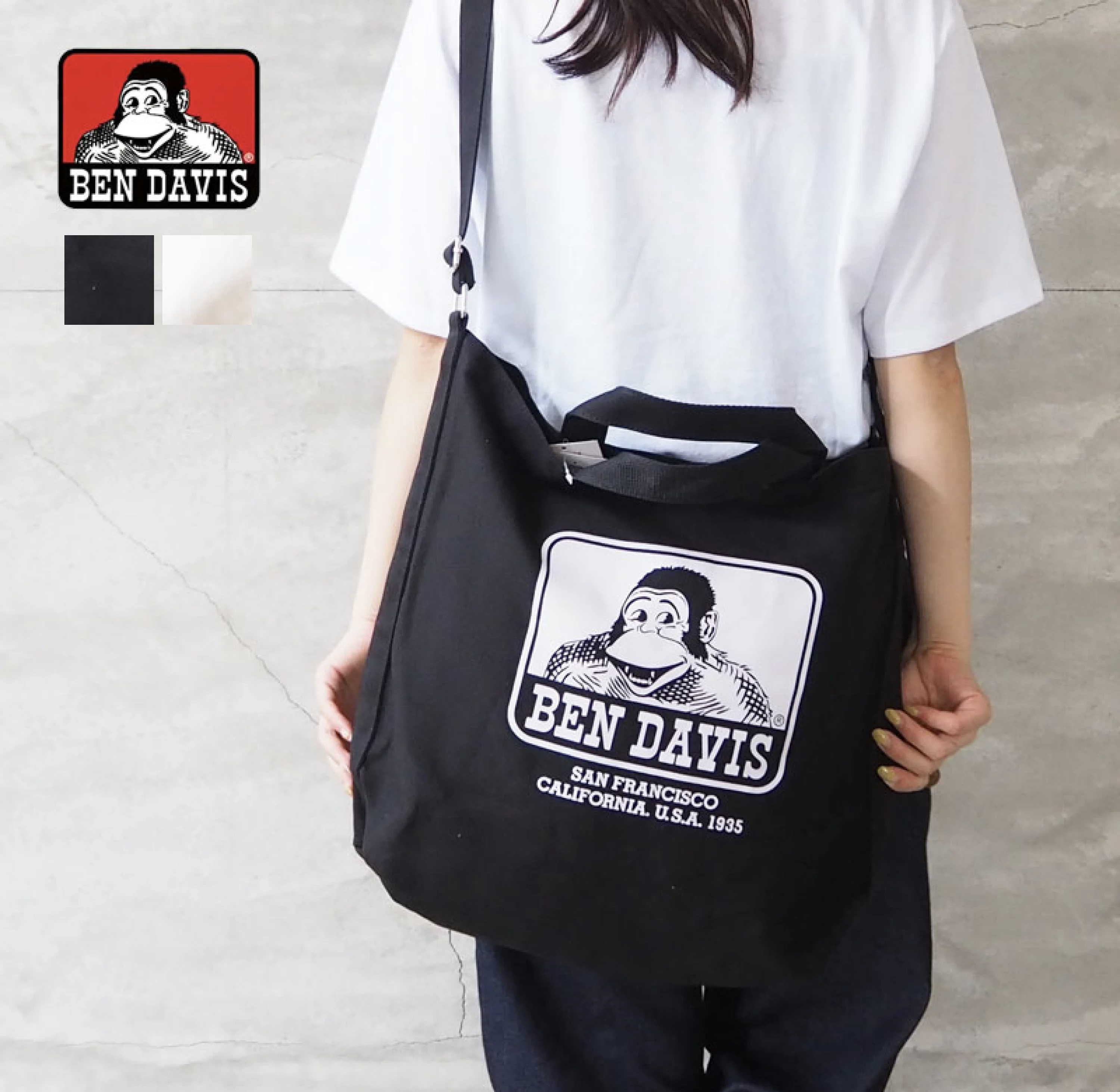 [現貨] BEN DAVIS / 2WAY LARGE TOTE BAG