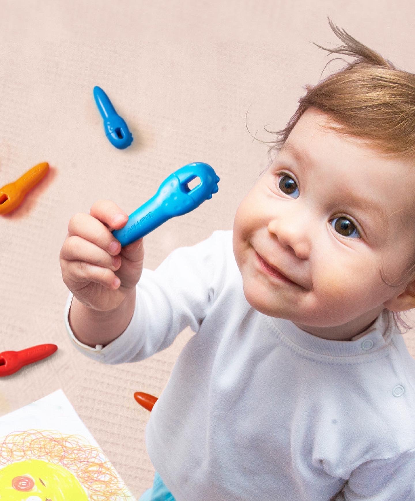 安心不髒手鑰匙蠟筆